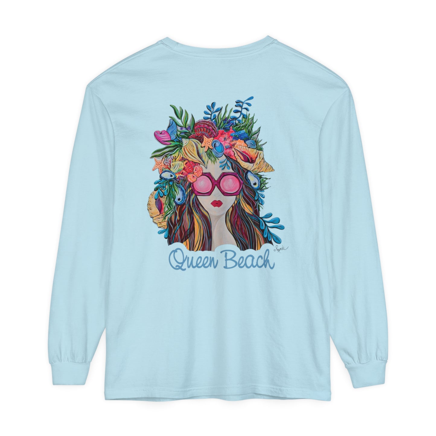 Queen Beach Long Sleeve T-Shirt
