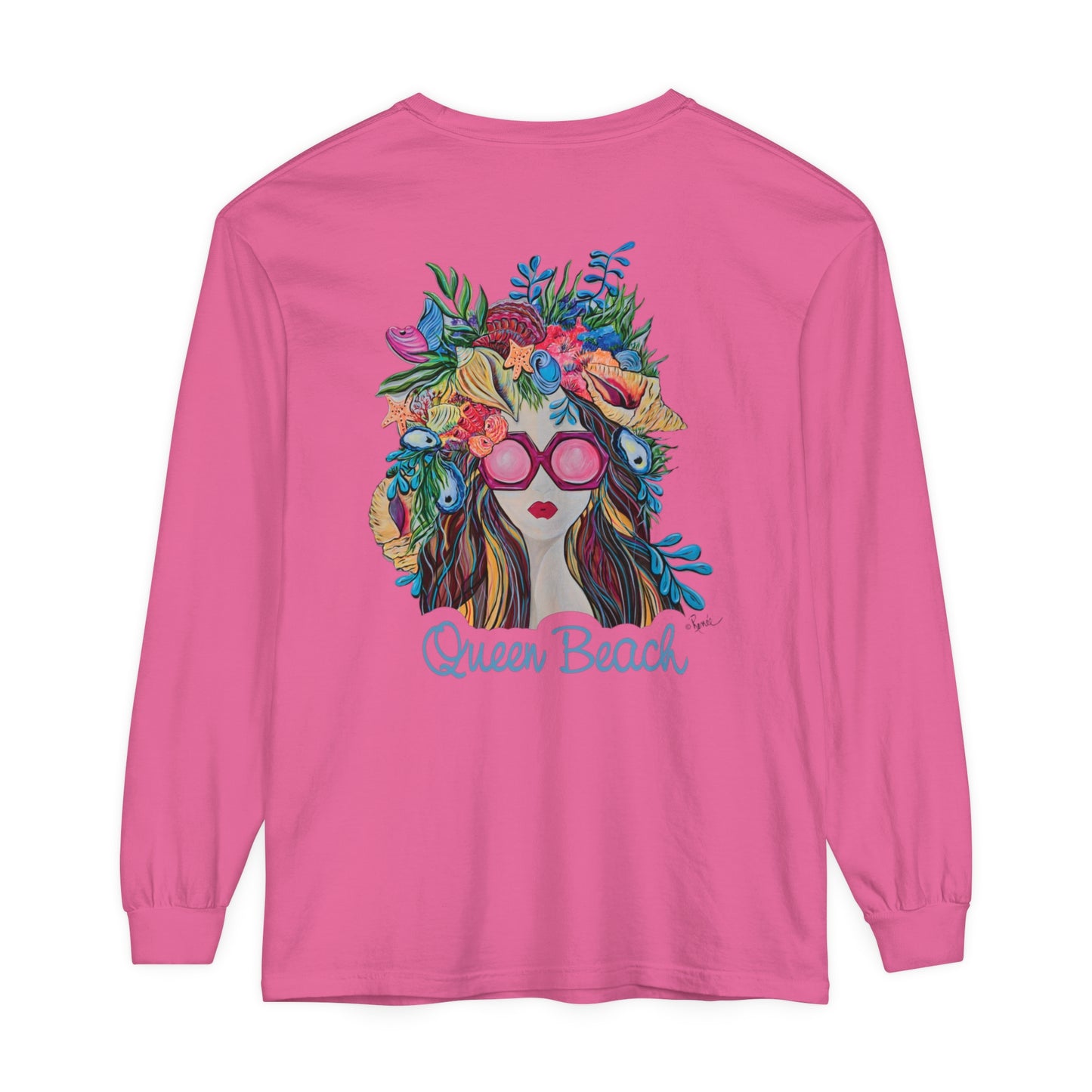 Queen Beach Long Sleeve T-Shirt