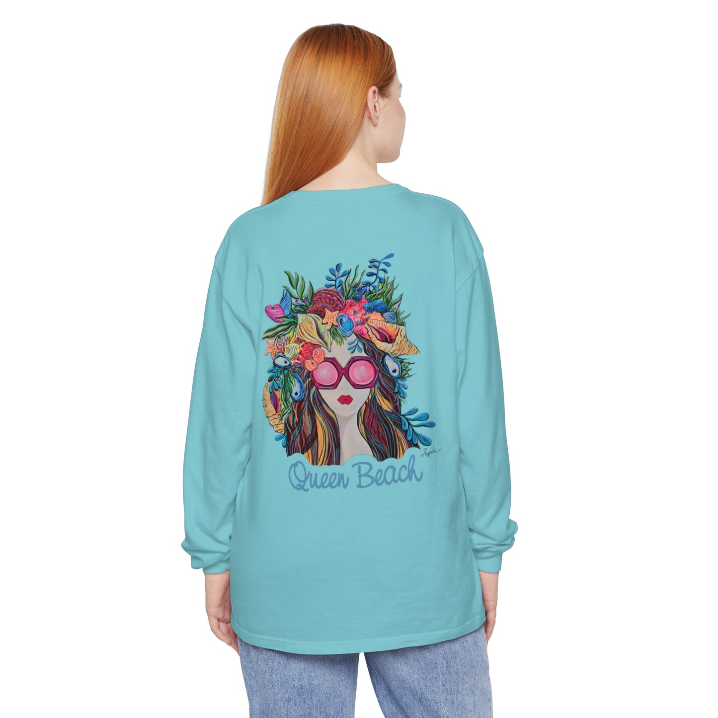 Queen Beach Long Sleeve T-Shirt