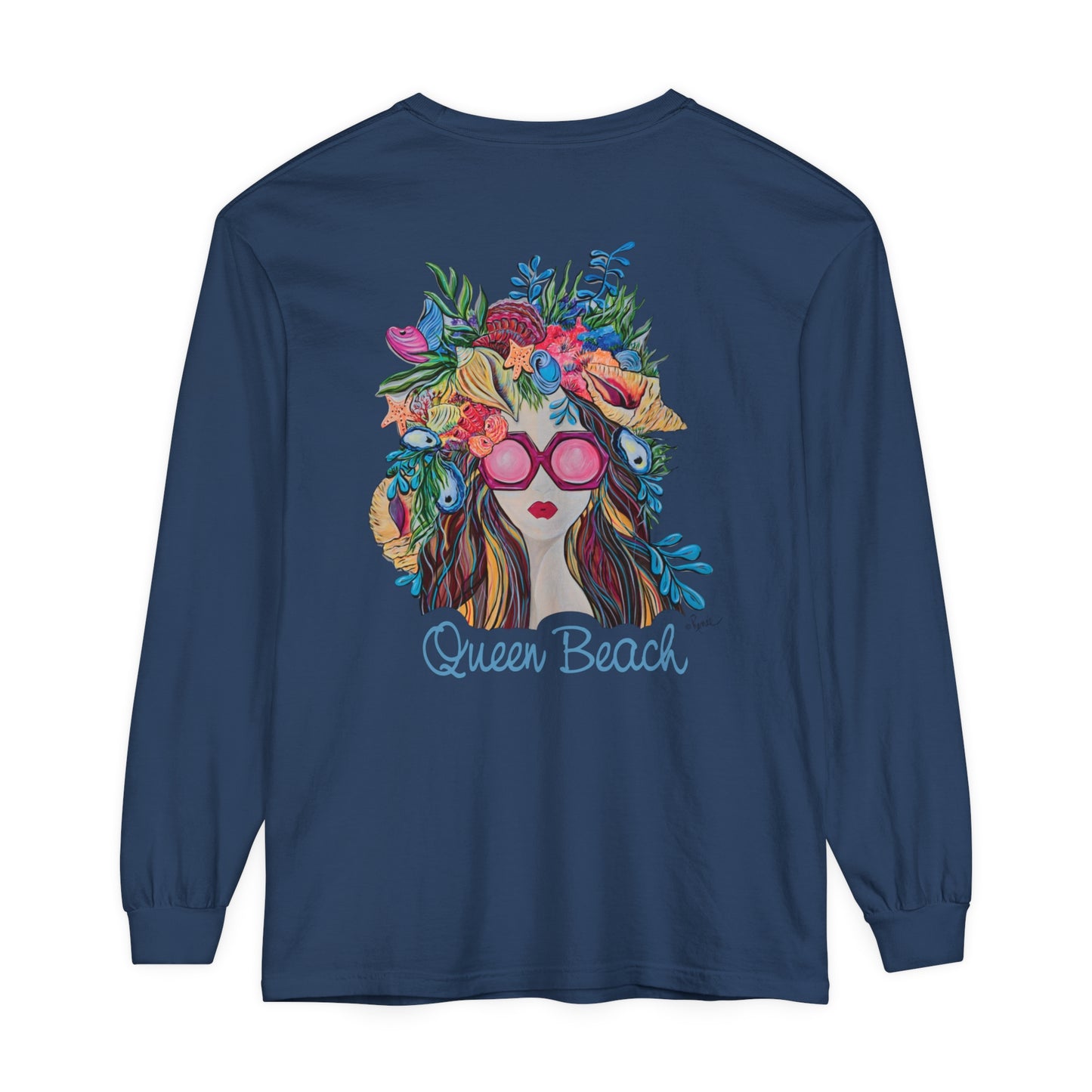Queen Beach Long Sleeve T-Shirt