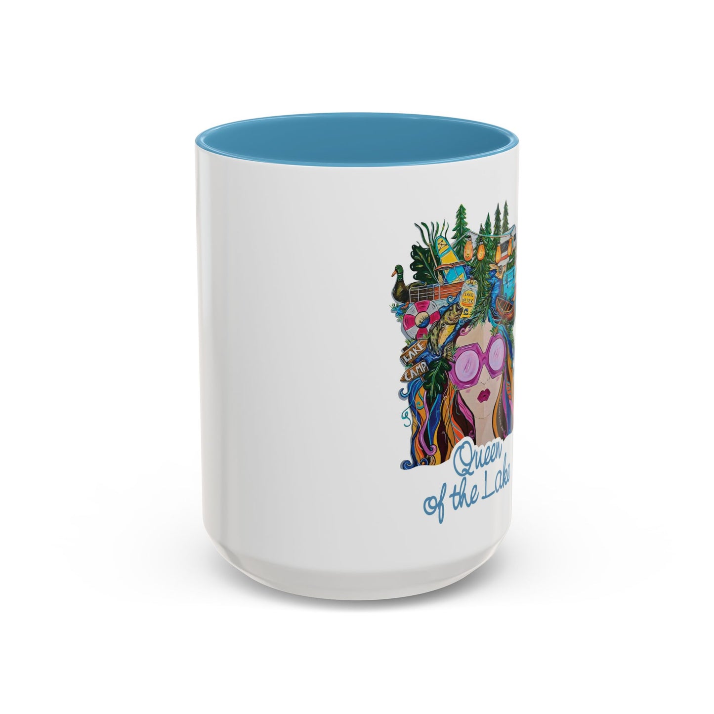 Queen of the Lake Accent Coffee Mug