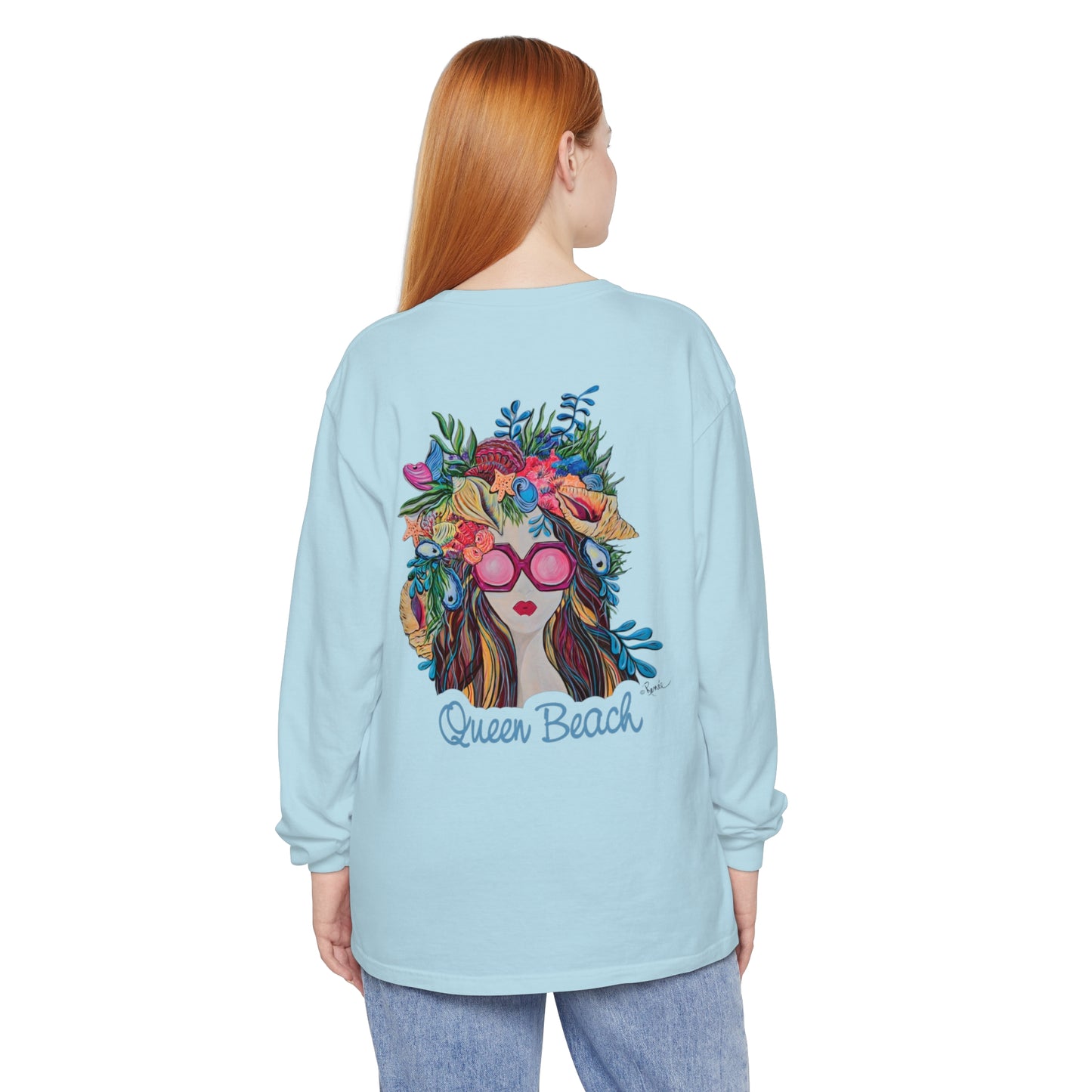 Queen Beach Long Sleeve T-Shirt
