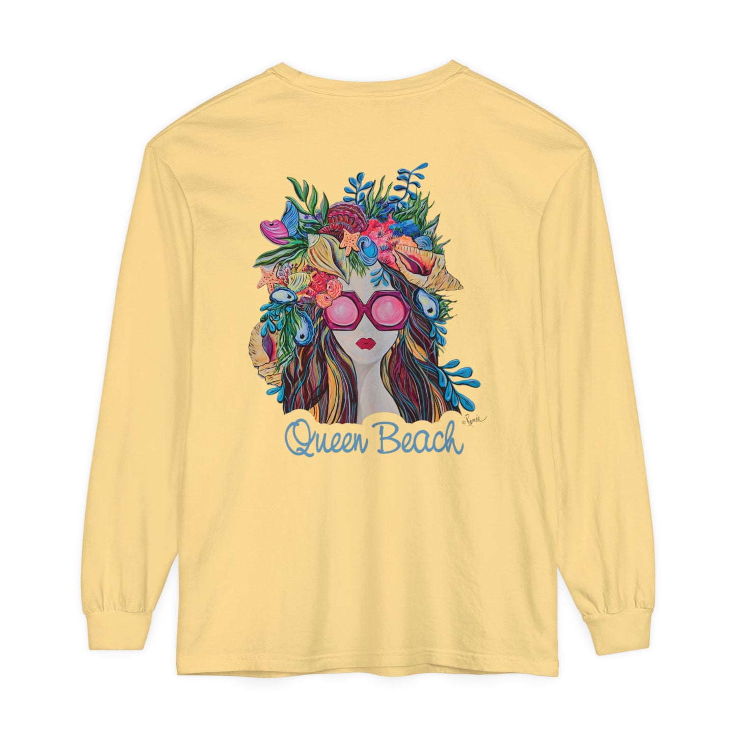 Queen Beach Long Sleeve T-Shirt