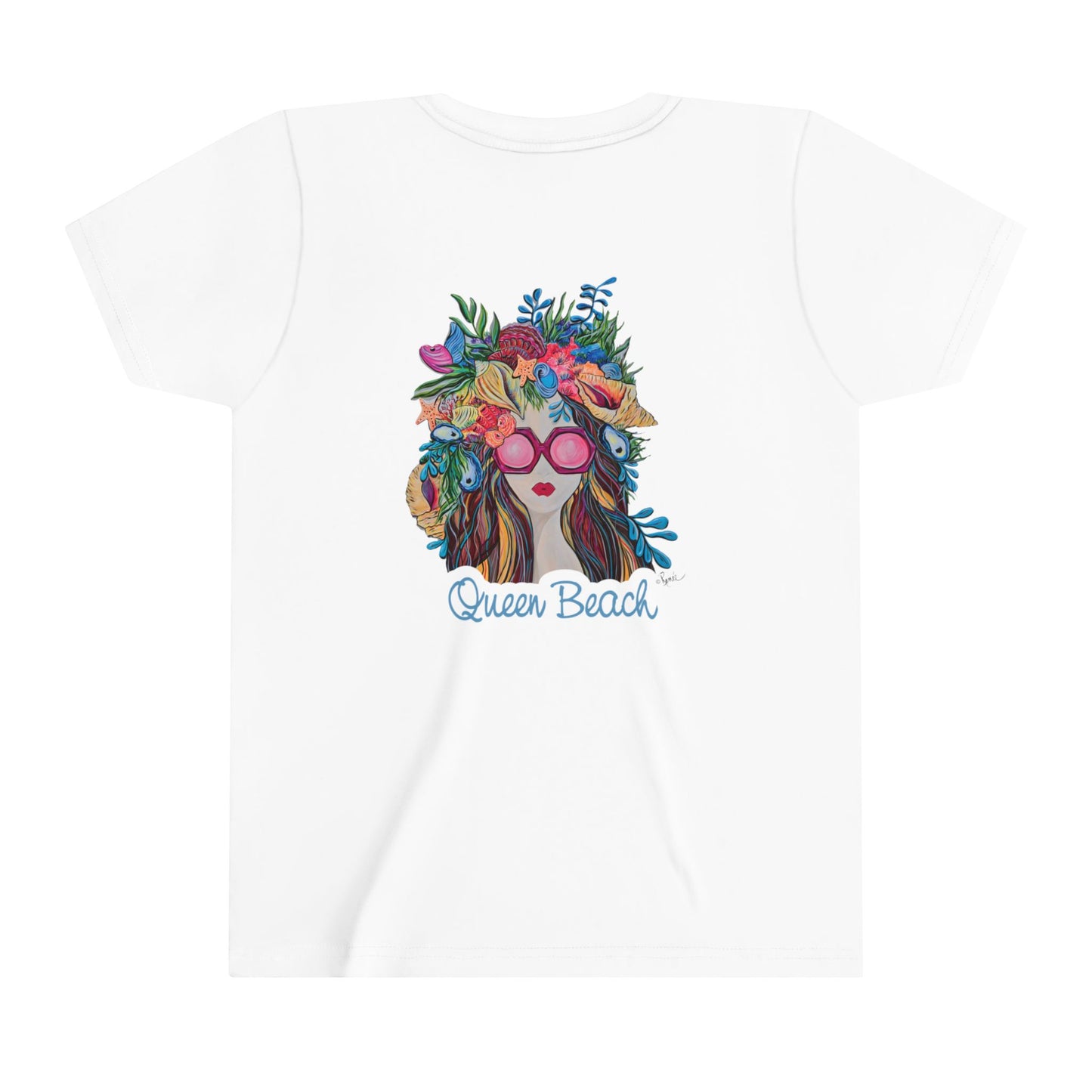 Queen Beach Youth Short Sleeve Tee