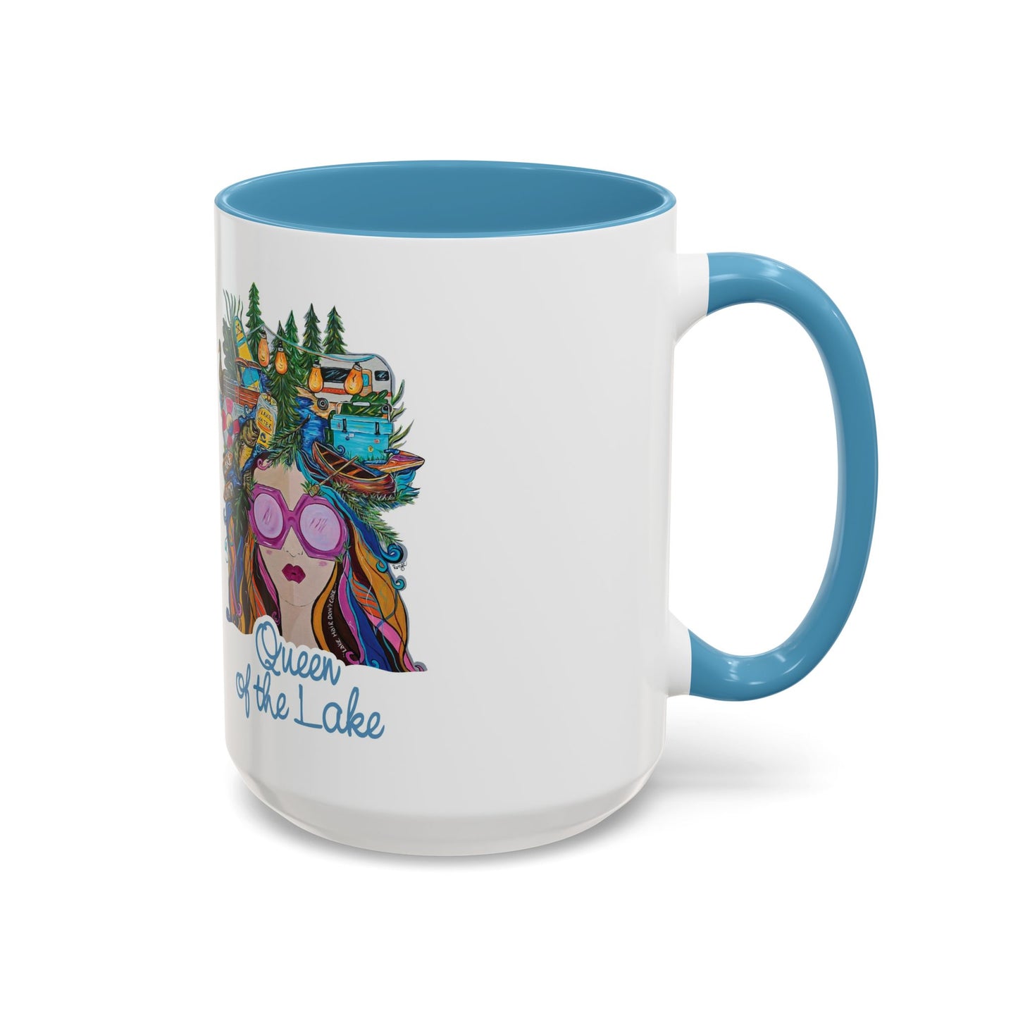 Queen of the Lake Accent Coffee Mug