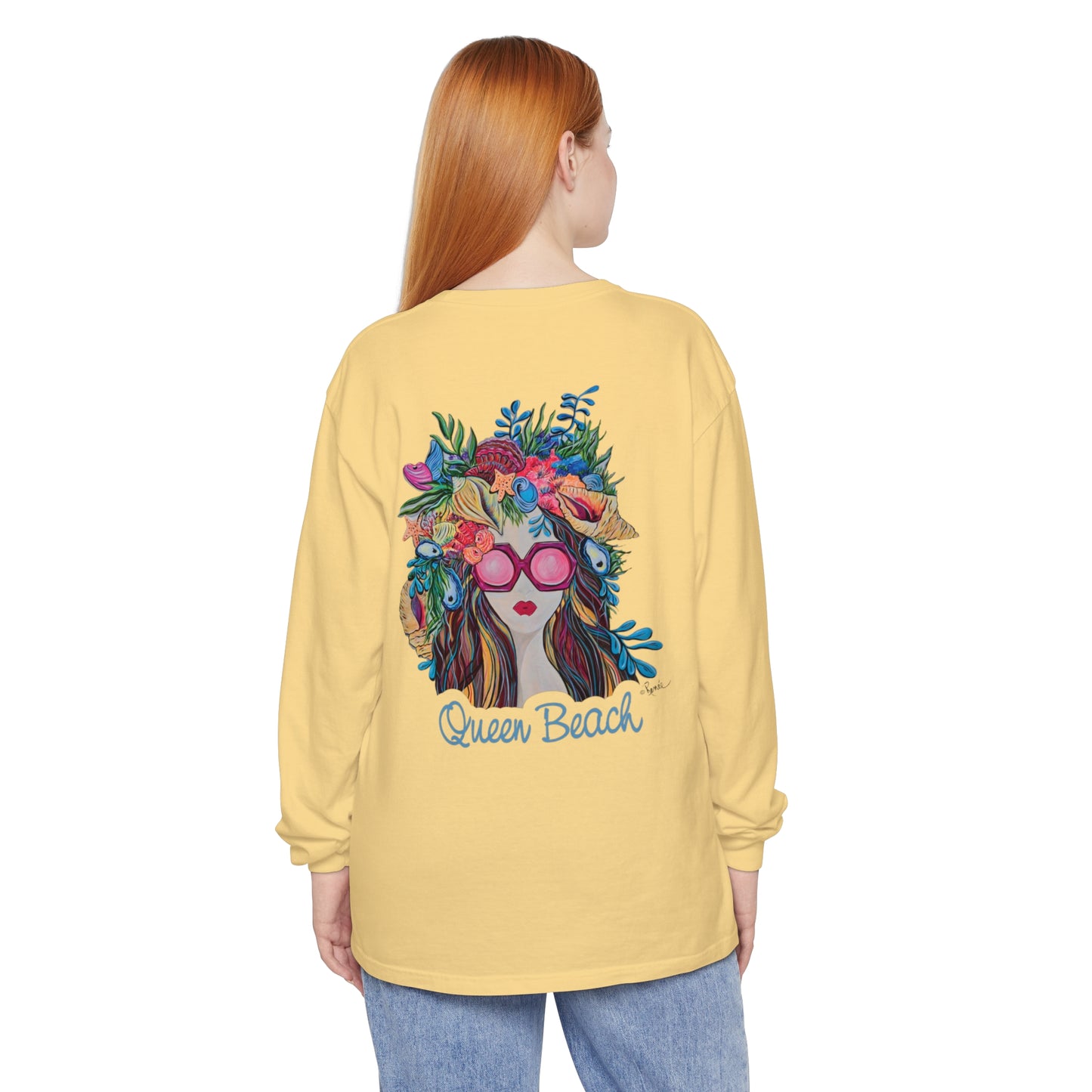 Queen Beach Long Sleeve T-Shirt