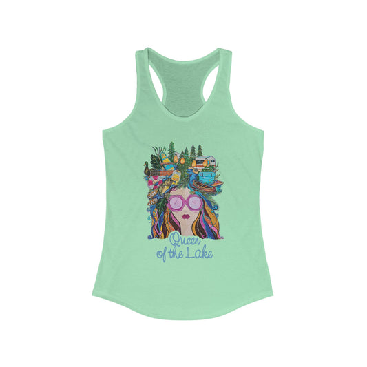 Queen of the Lake Women's Racerback Tank Top