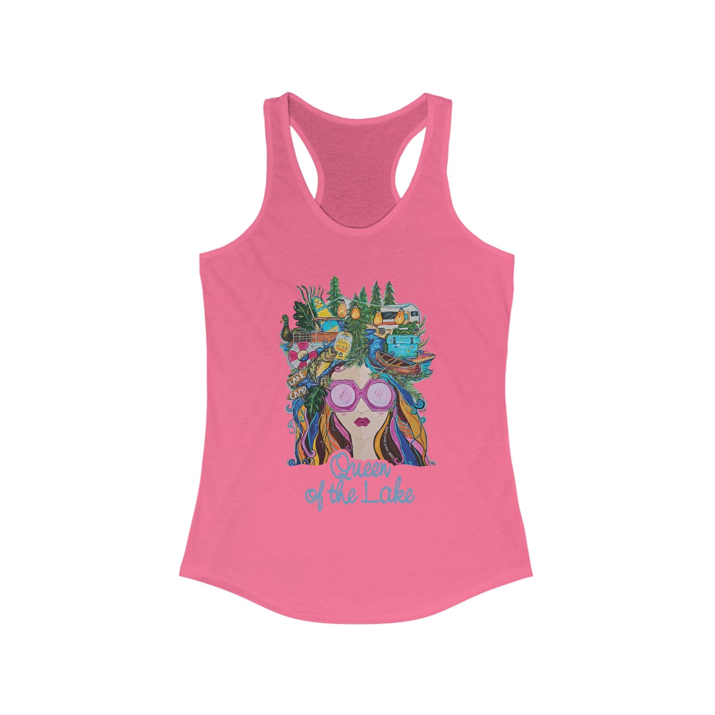 Queen of the Lake Women's Racerback Tank Top