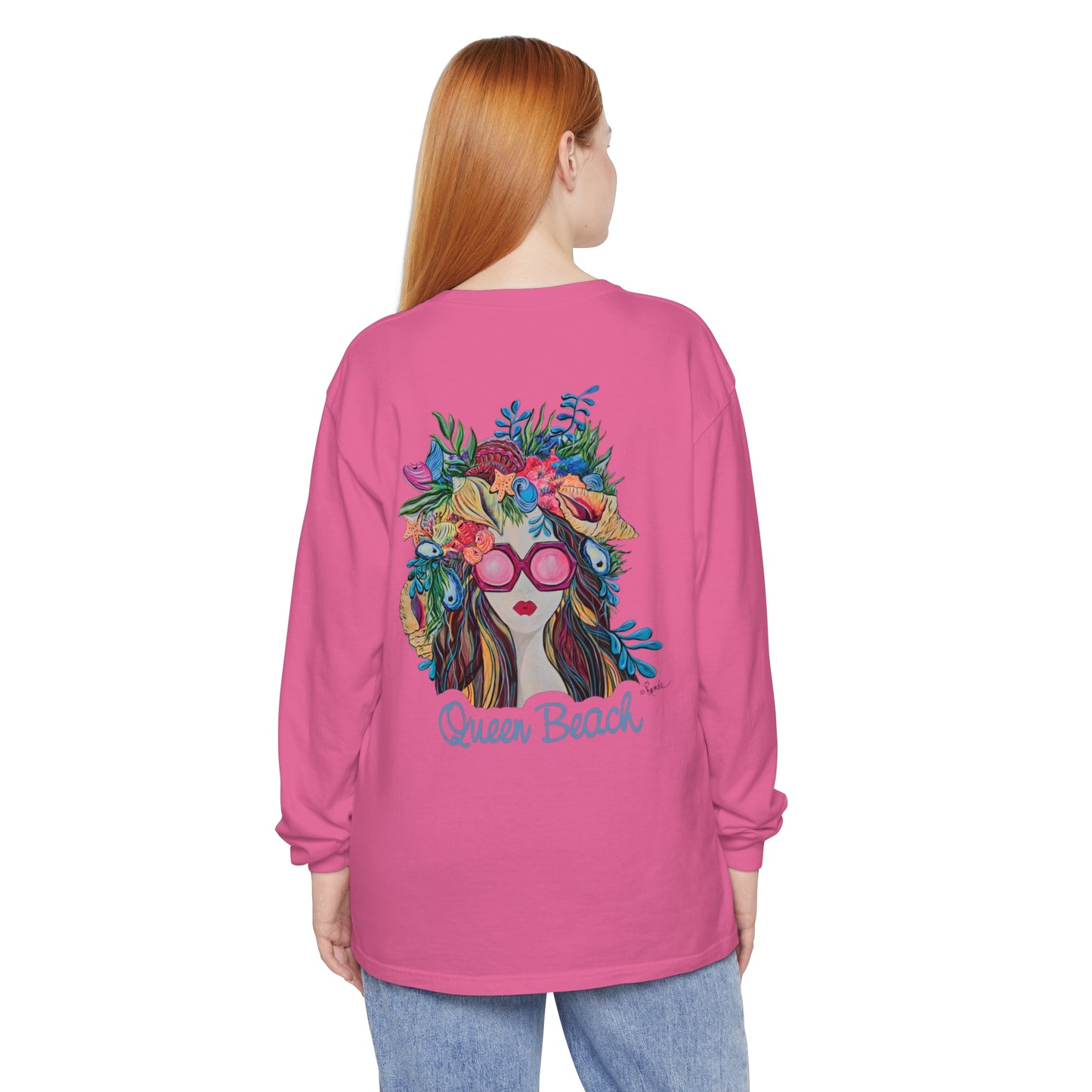 Queen Beach Long Sleeve T-Shirt