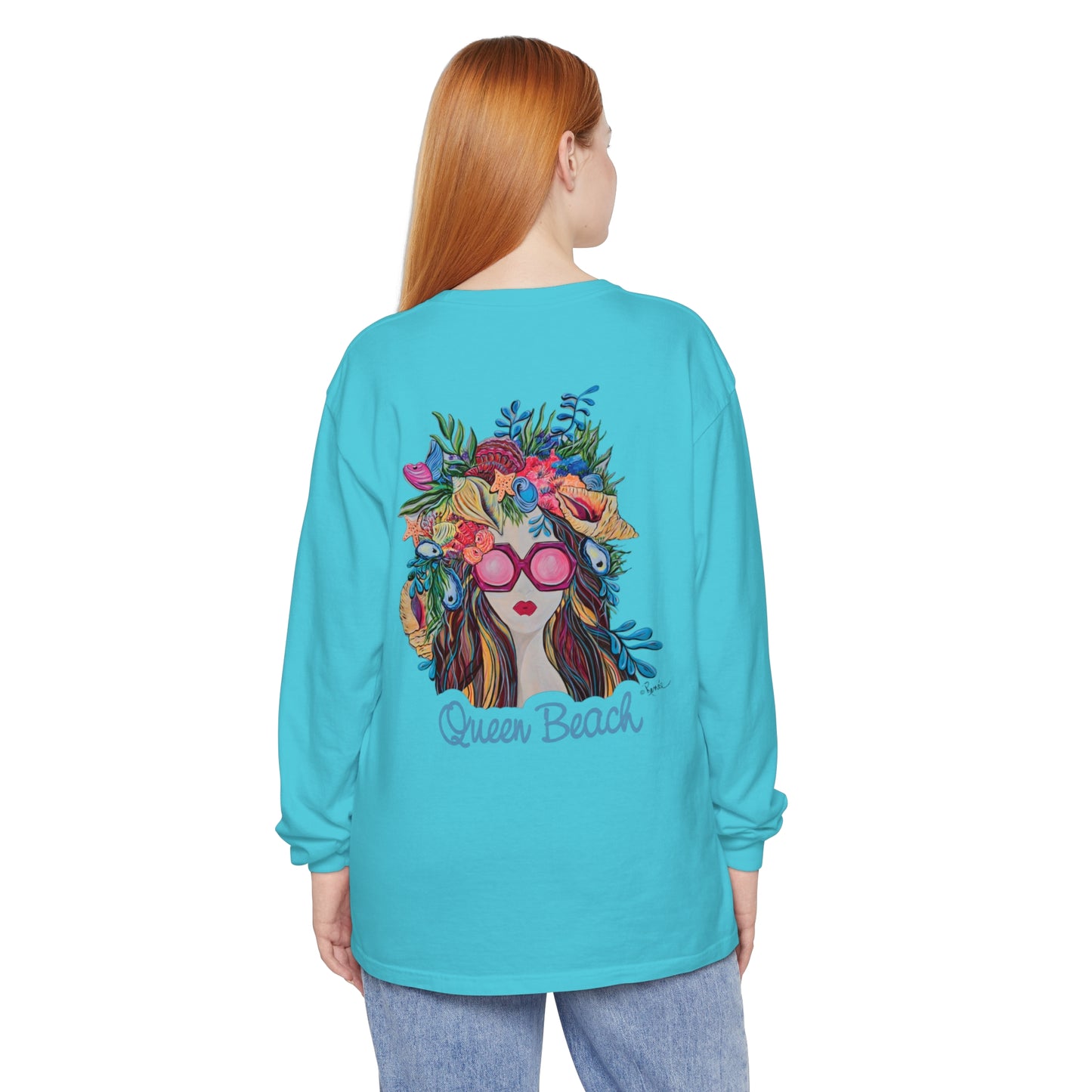 Queen Beach Long Sleeve T-Shirt