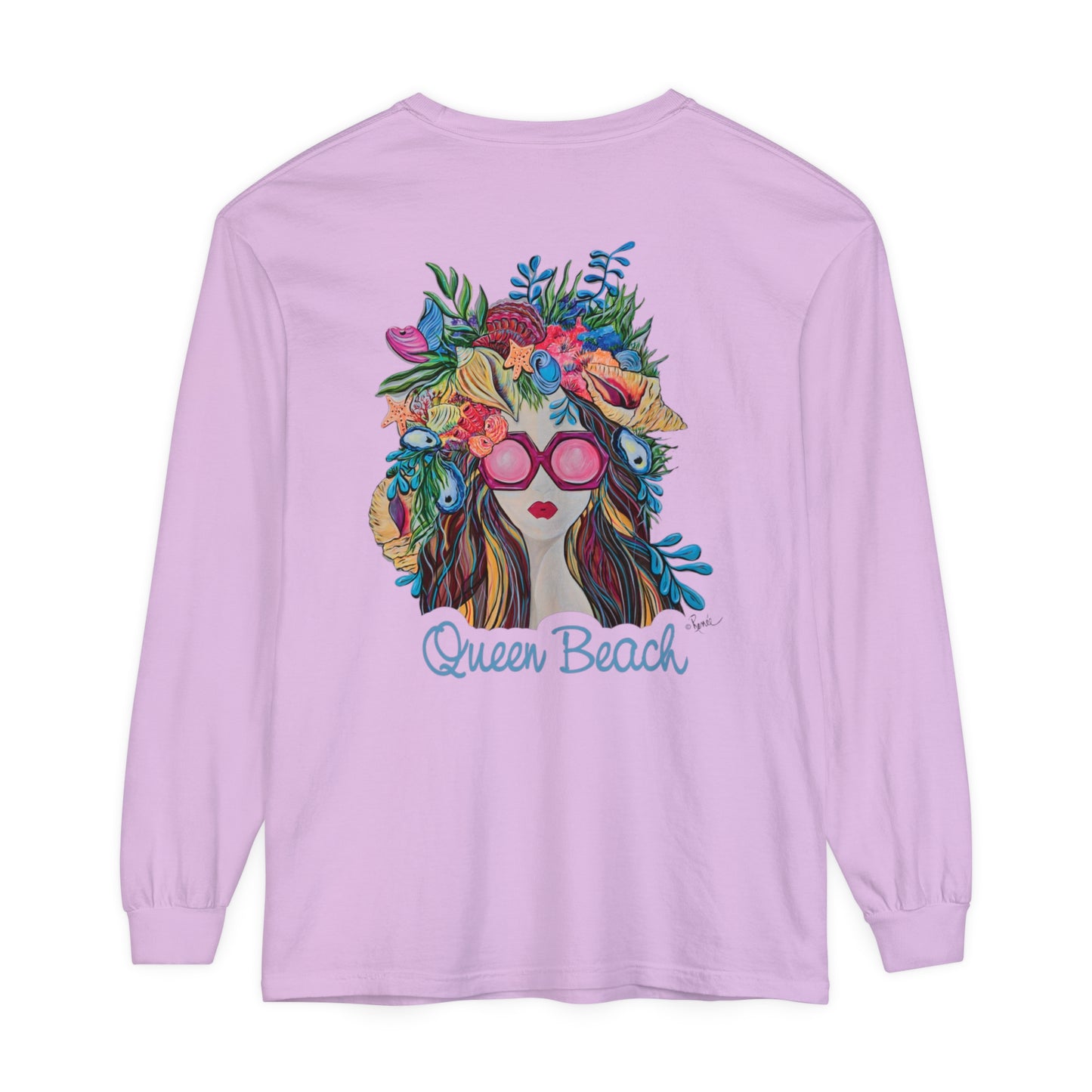 Queen Beach Long Sleeve T-Shirt