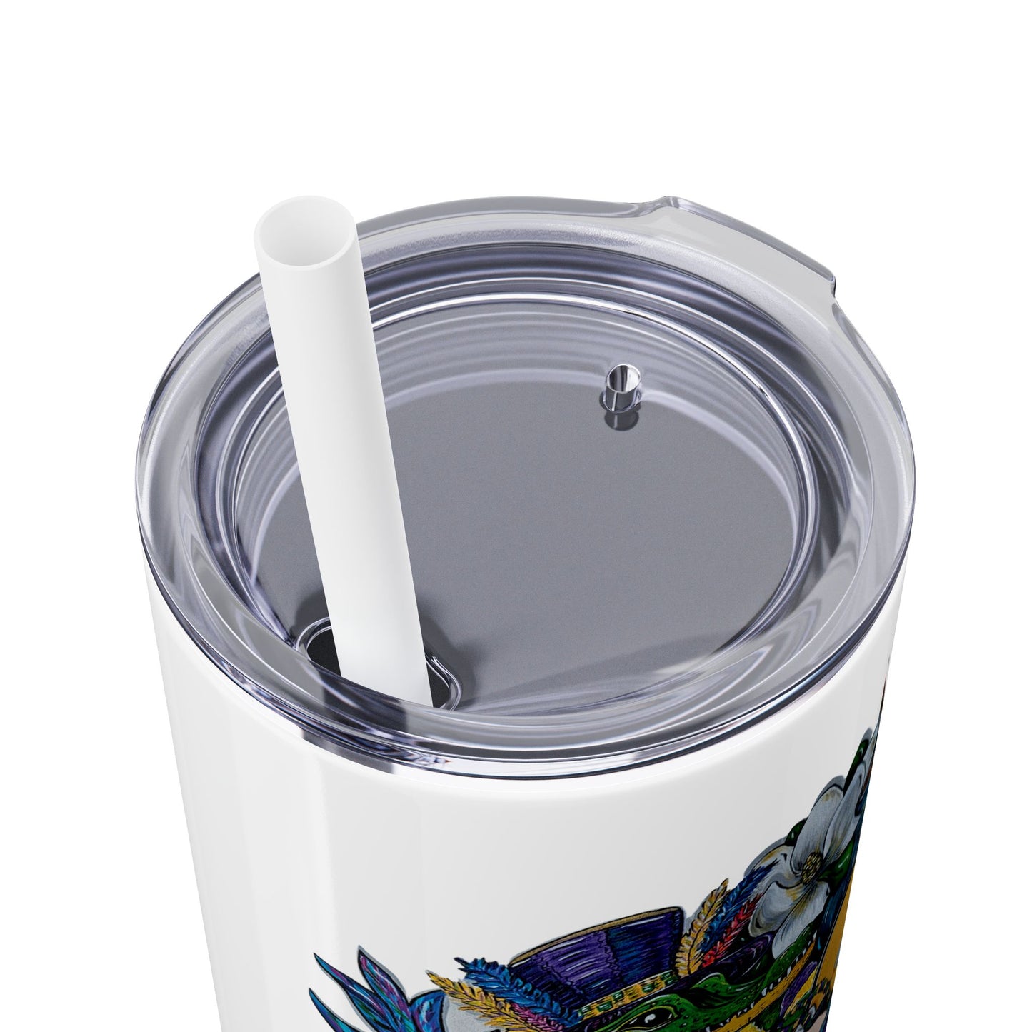 LA Skinny Tumbler with Straw, 20oz