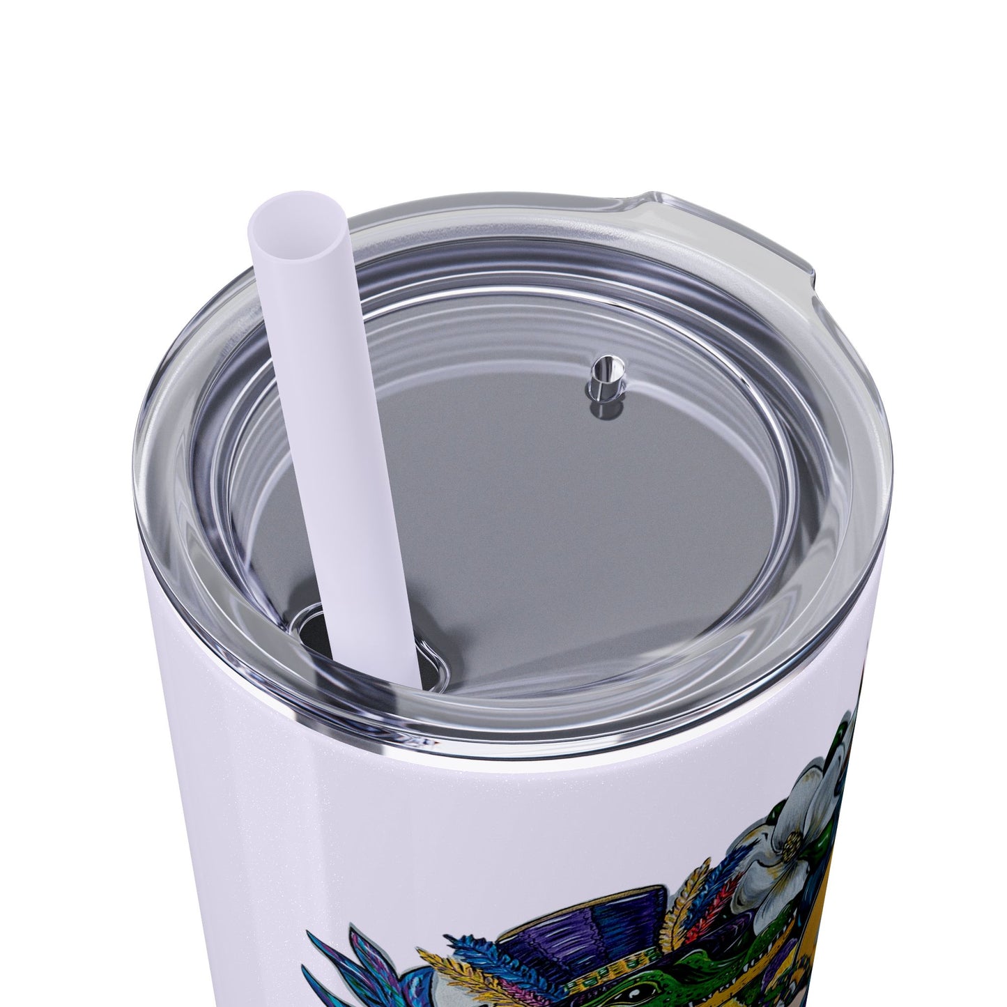LA Skinny Tumbler with Straw, 20oz