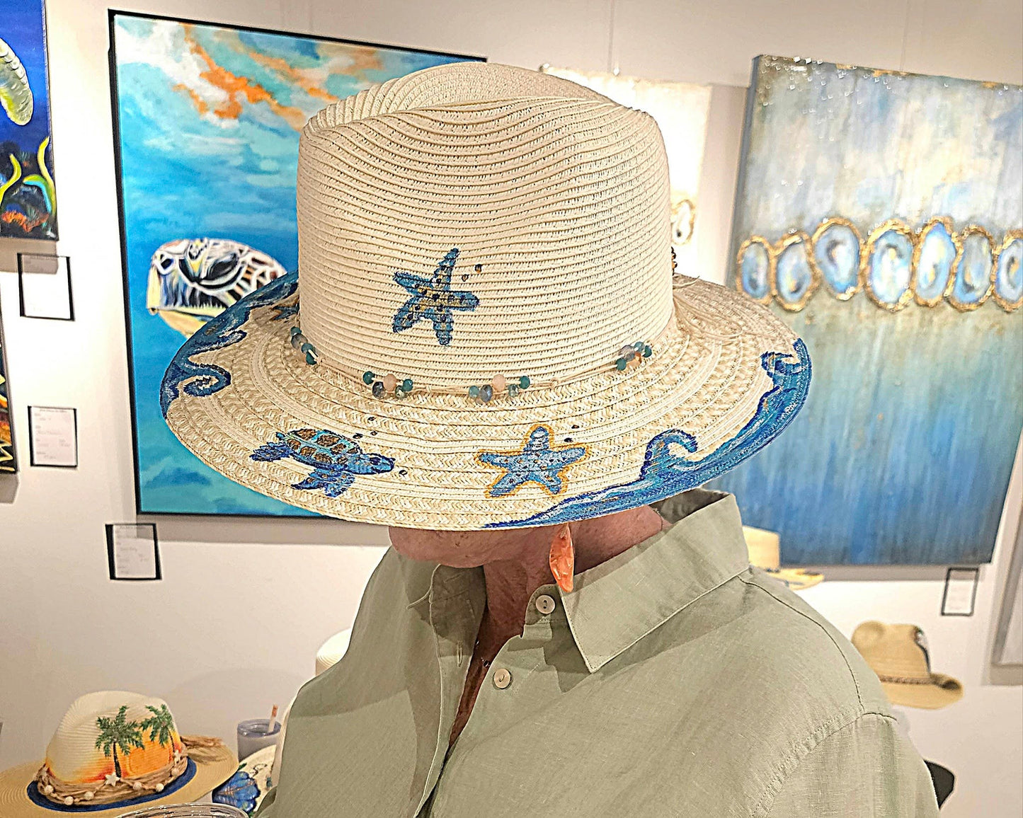 Hand-Painted Hats