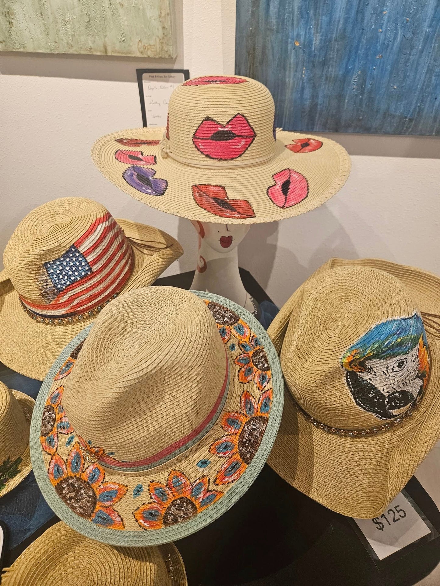 Hand-Painted Hats