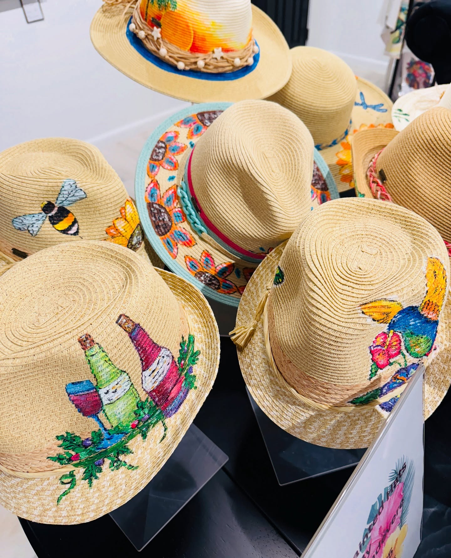 Hand-Painted Hats