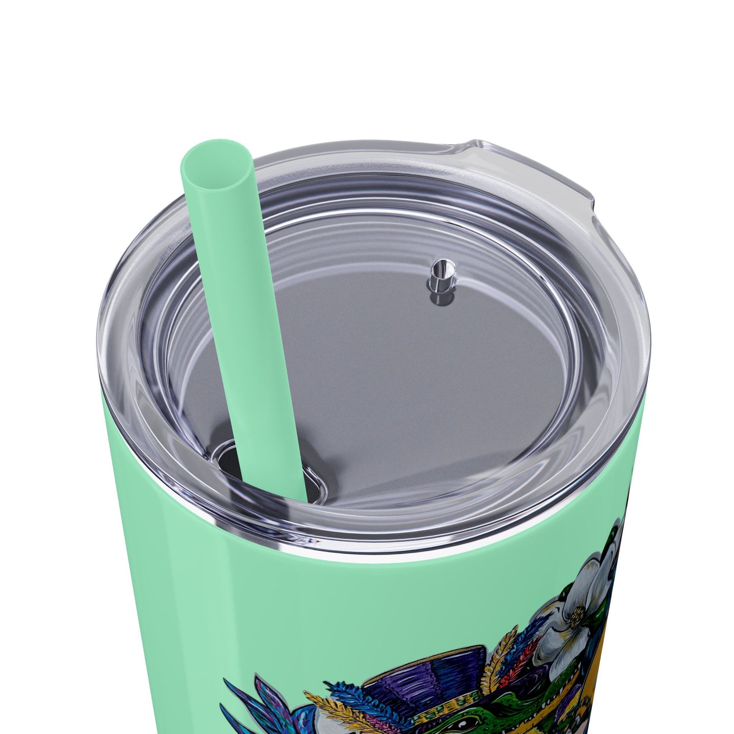 LA Skinny Tumbler with Straw, 20oz