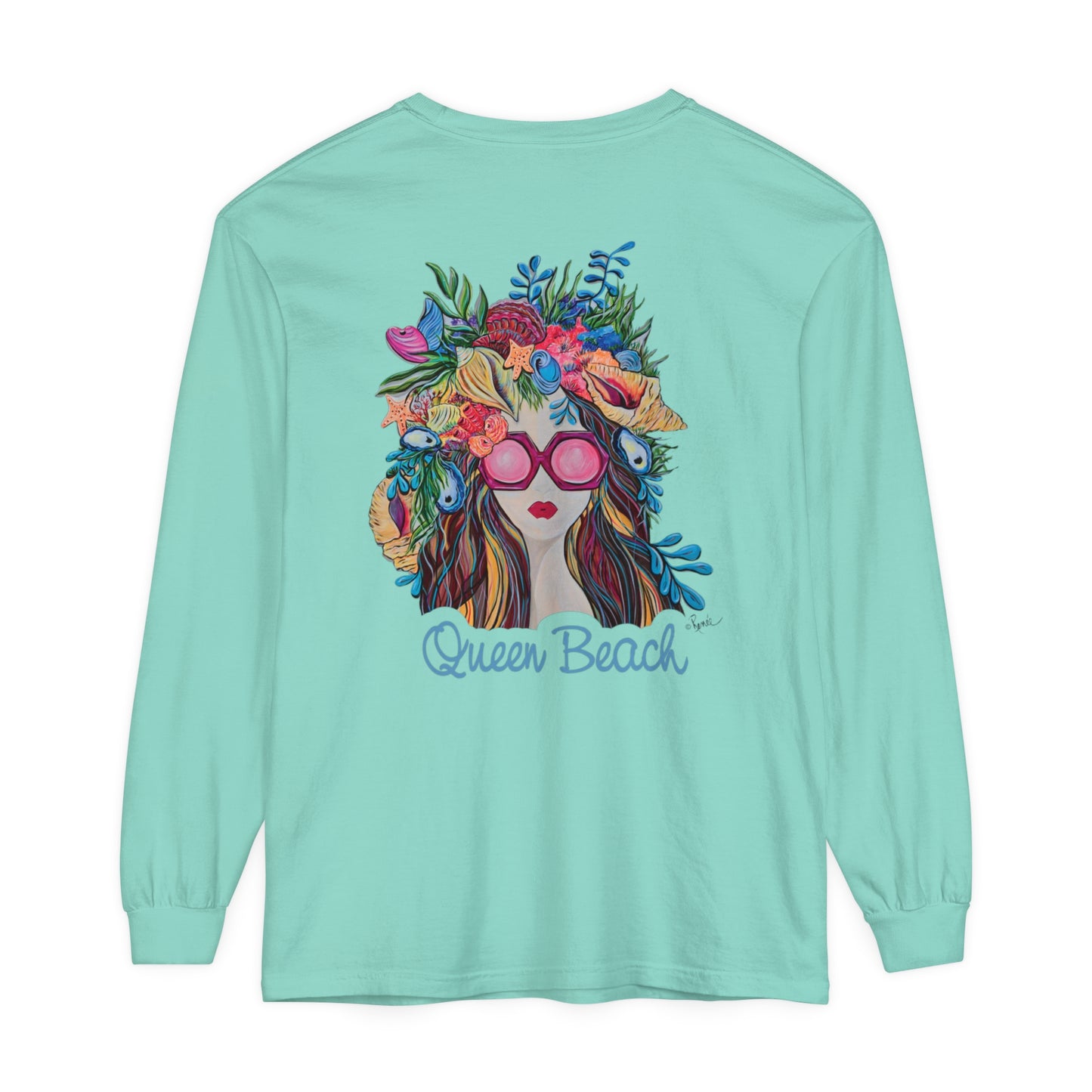 Queen Beach Long Sleeve T-Shirt