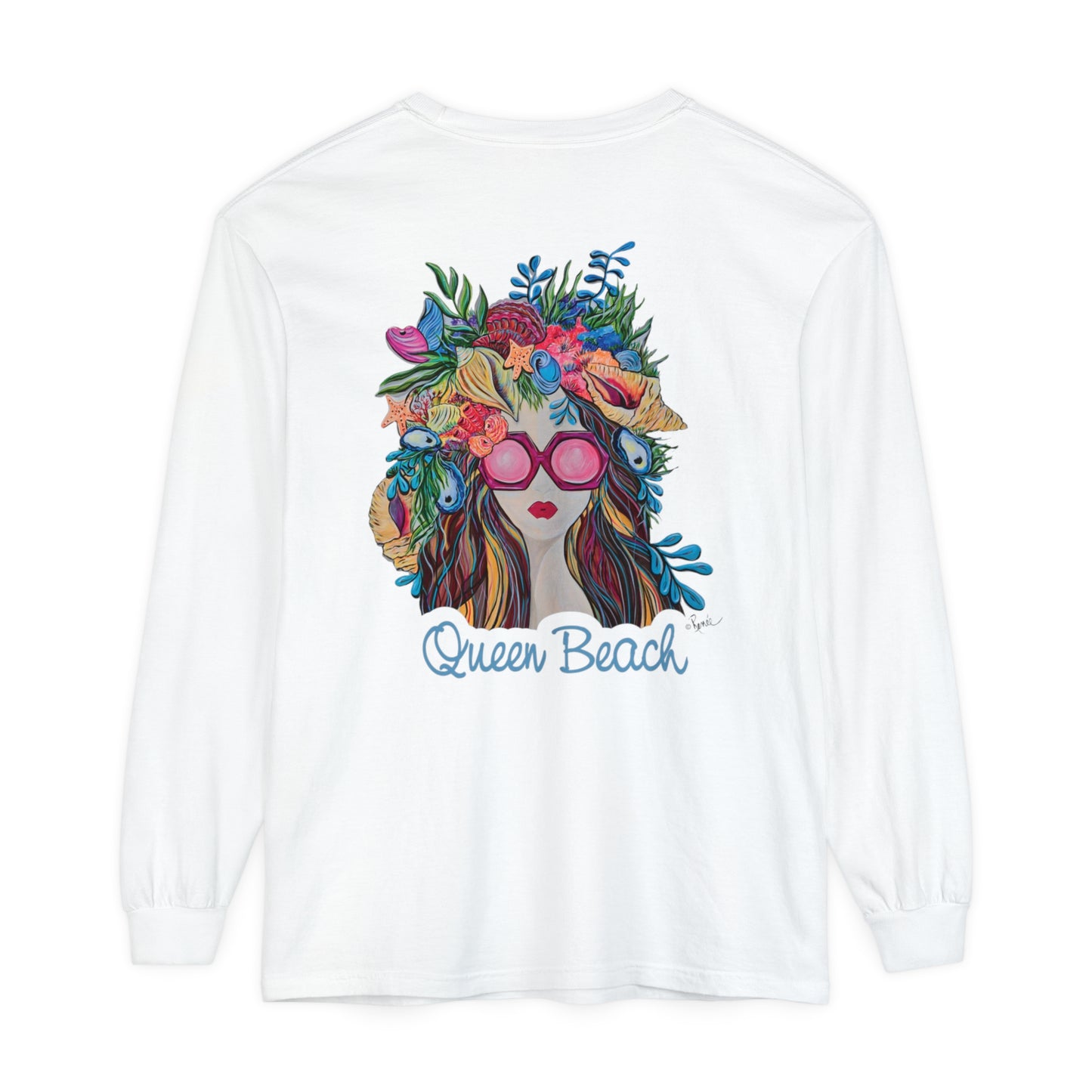 Queen Beach Long Sleeve T-Shirt