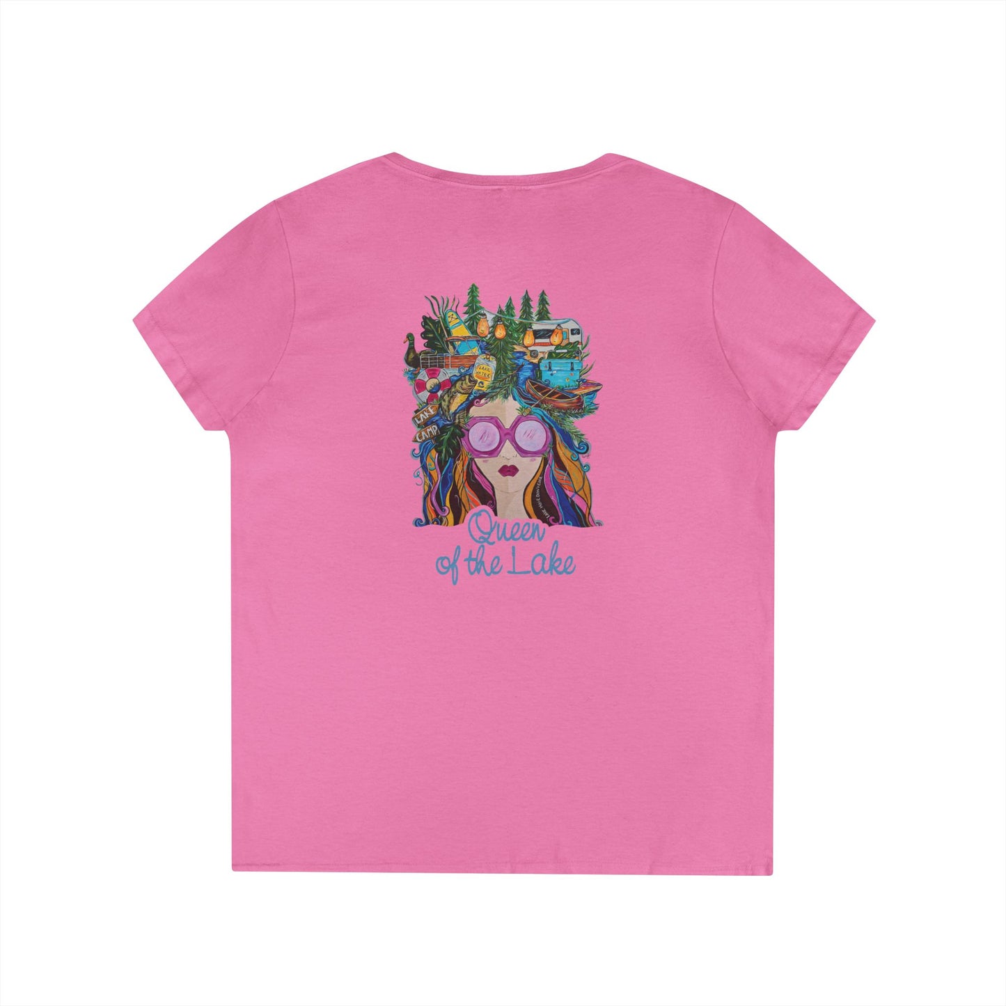 Queen of the Lake V-Neck T-Shirt