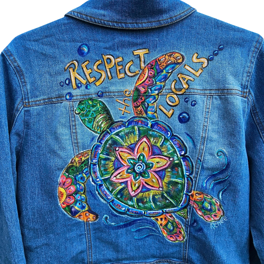 Hand-Painted Denim