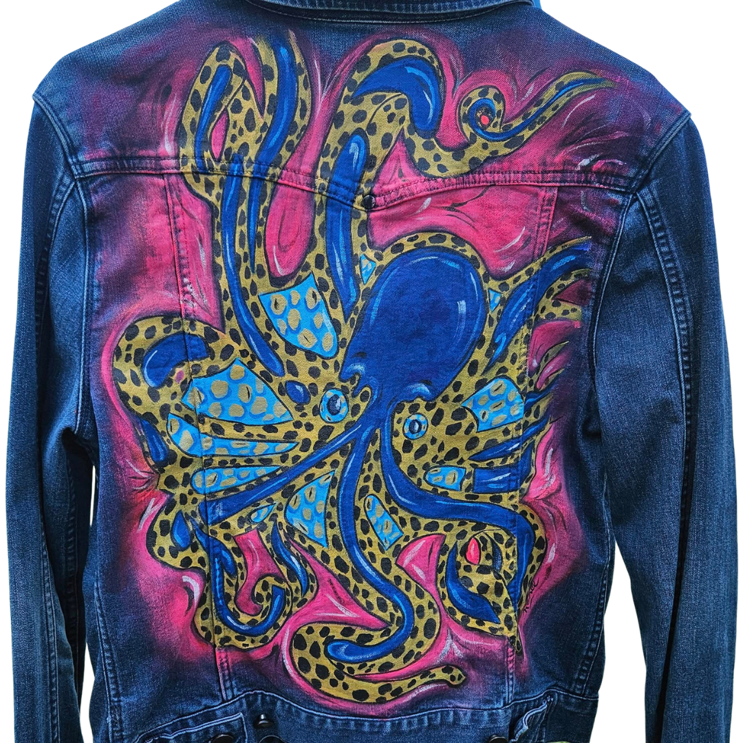 Hand-Painted Denim
