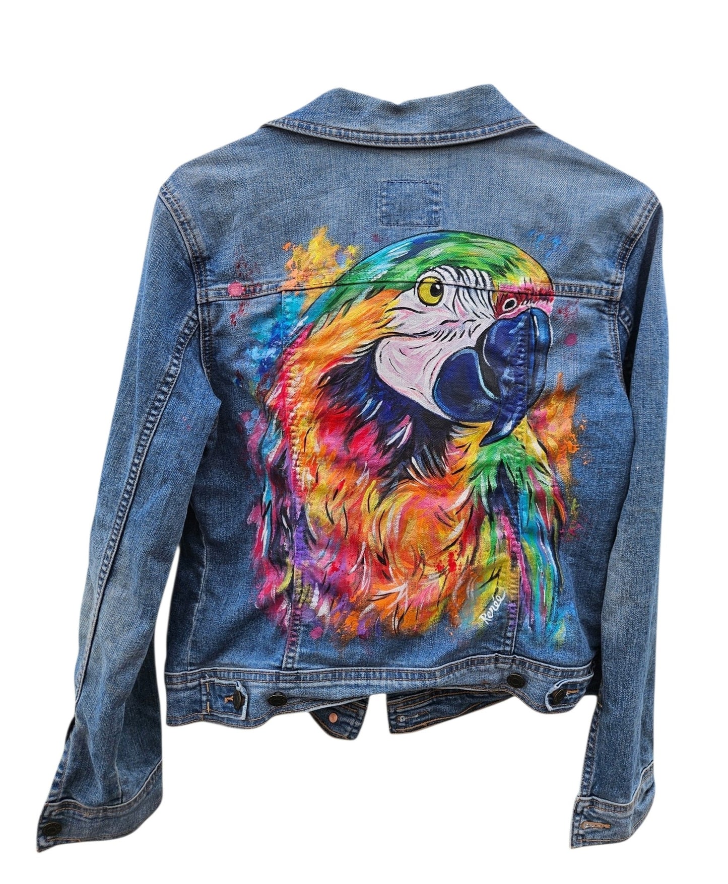 Hand-Painted Denim