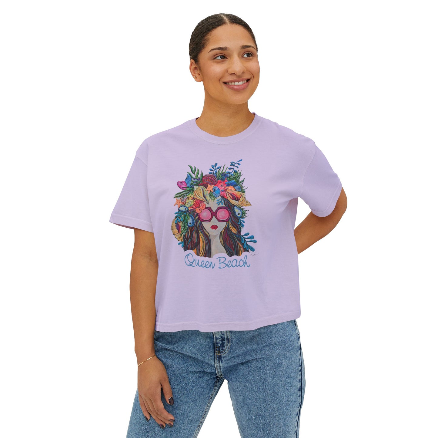 QB Women's Boxy Tee