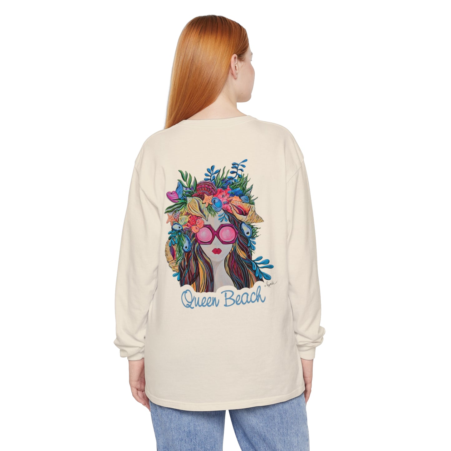 Queen Beach Long Sleeve T-Shirt