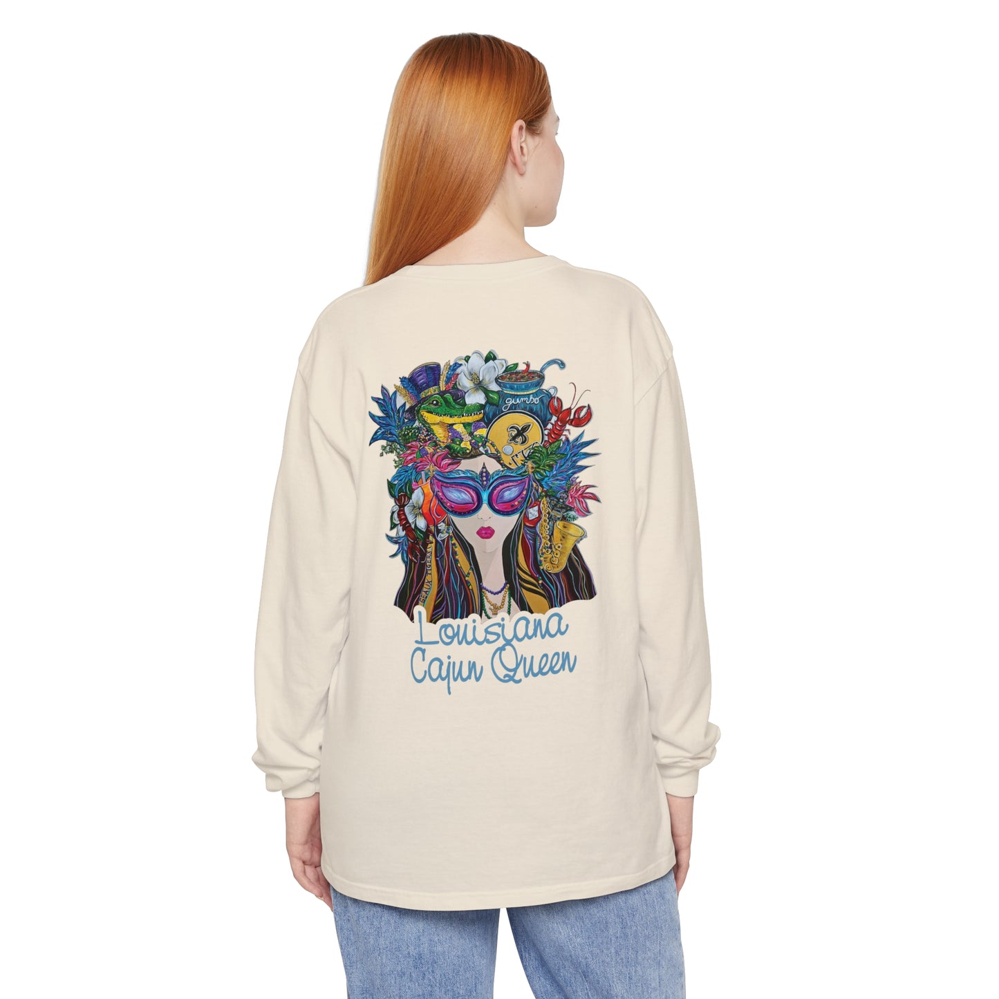 LA Cajun Queen Long Sleeve T-Shirt