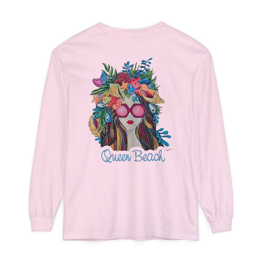 Queen Beach Long Sleeve T-Shirt