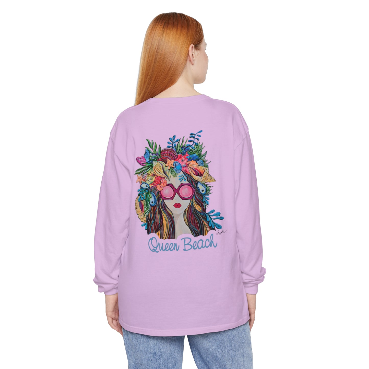 Queen Beach Long Sleeve T-Shirt