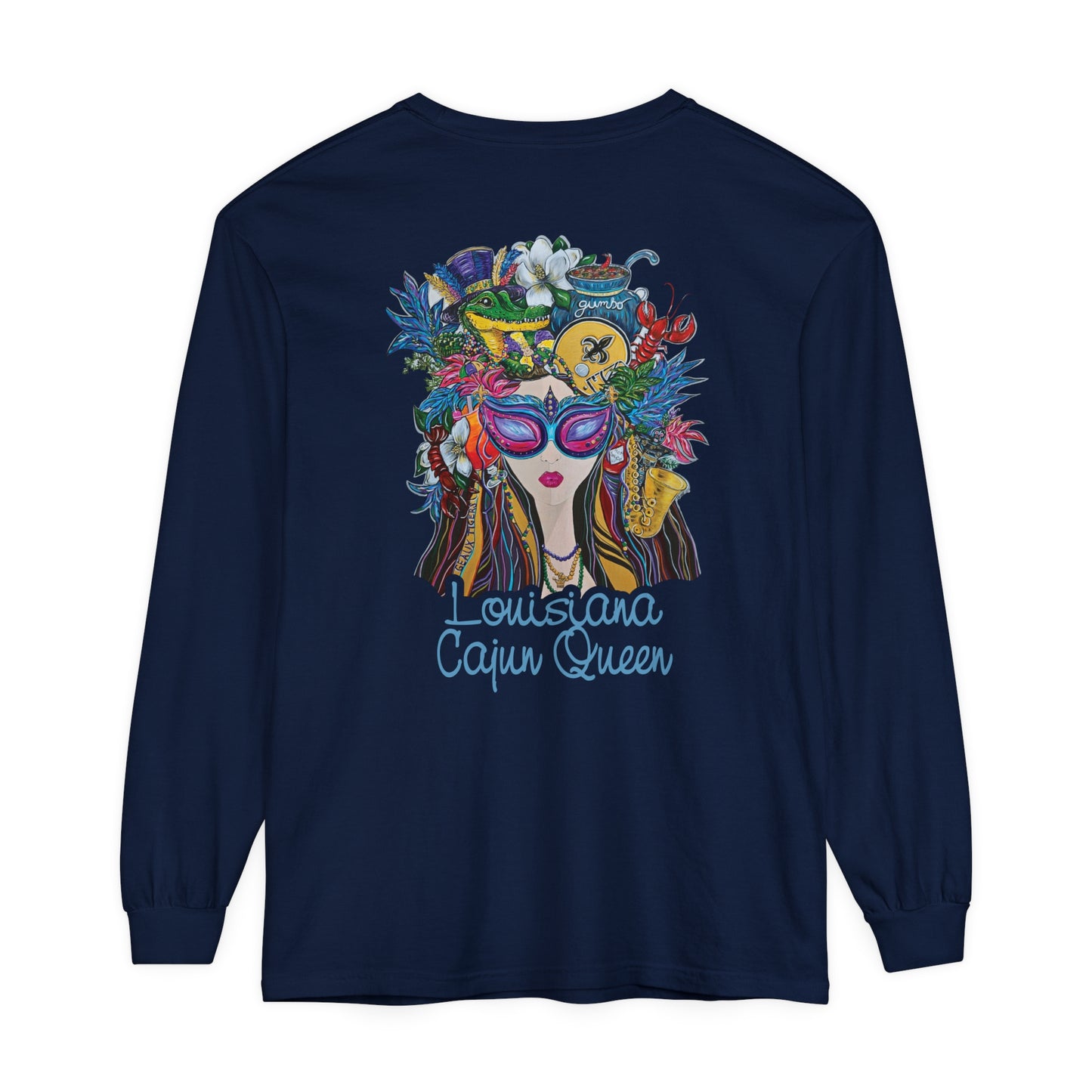 LA Cajun Queen Long Sleeve T-Shirt