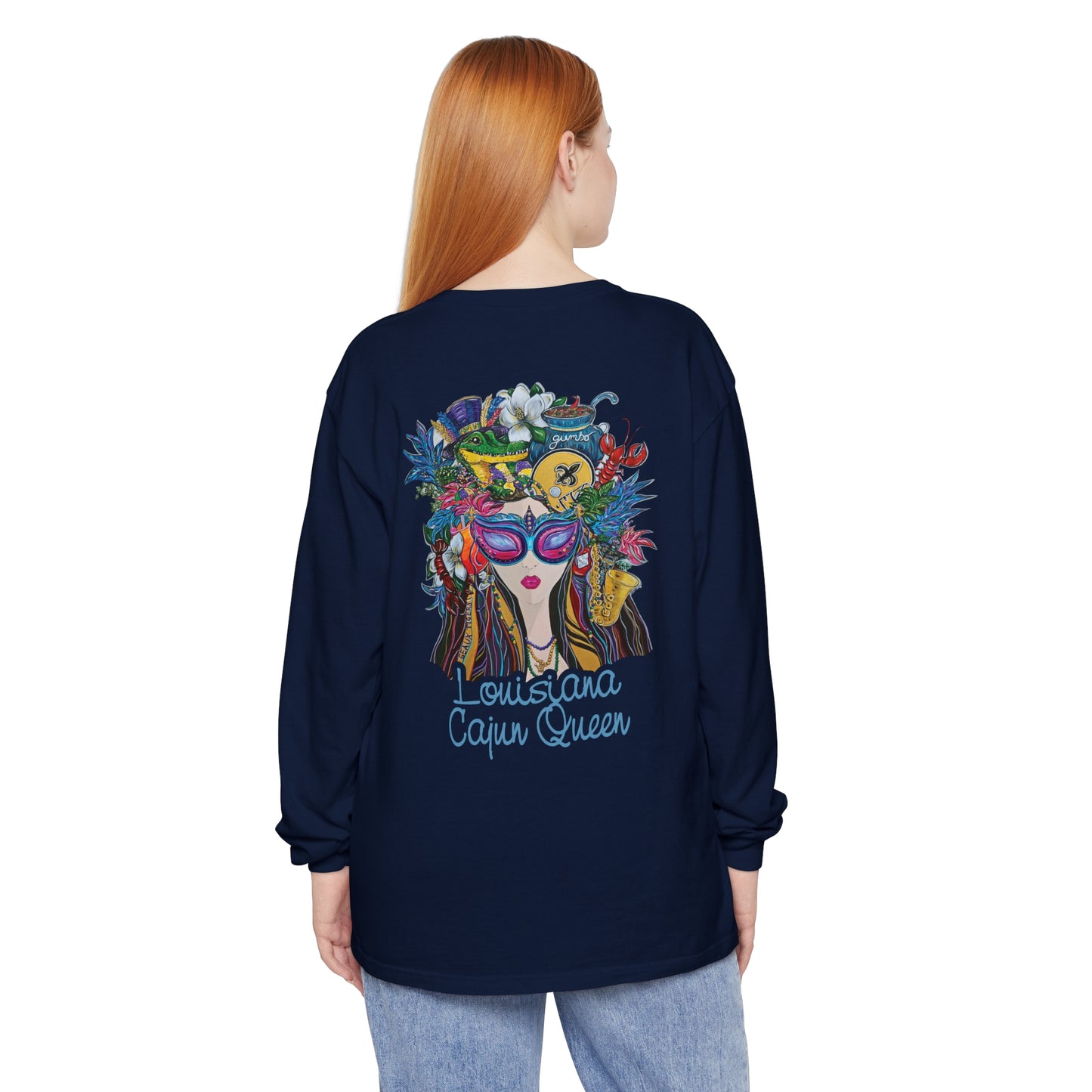 LA Cajun Queen Long Sleeve T-Shirt