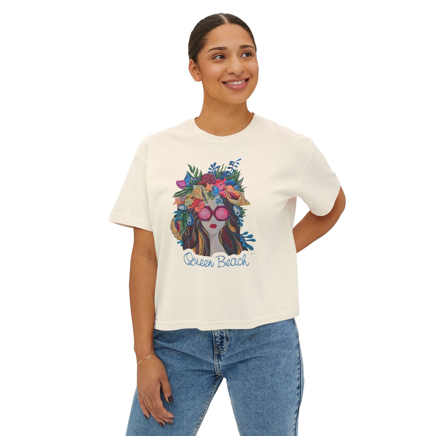 QB Women's Boxy Tee