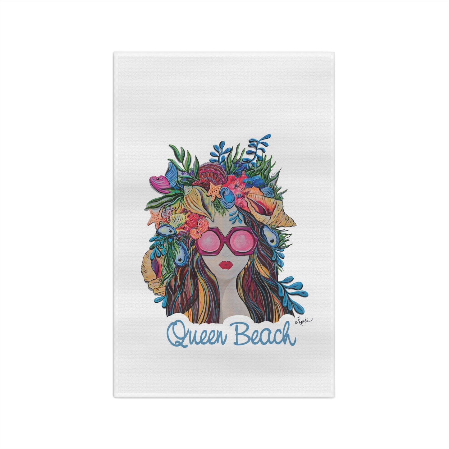 Queen Beach Microfiber Tea Towel