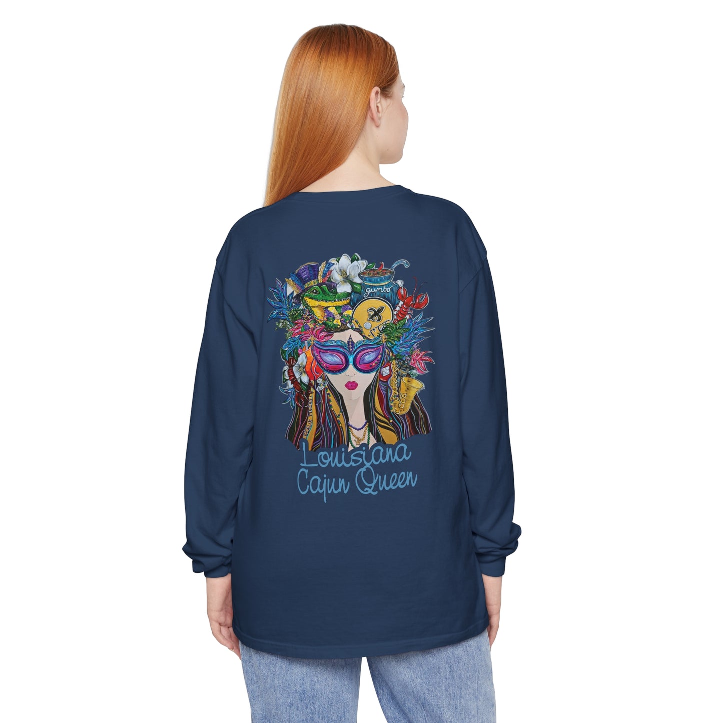 LA Cajun Queen Long Sleeve T-Shirt