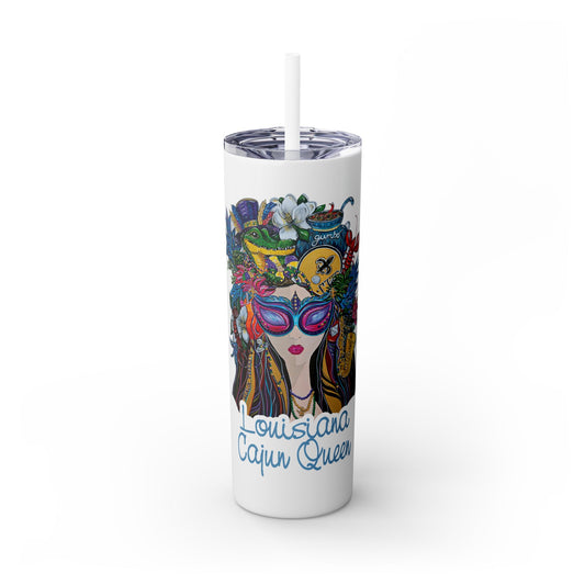 LA Skinny Tumbler with Straw, 20oz