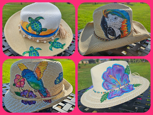 Hand-Painted Hats