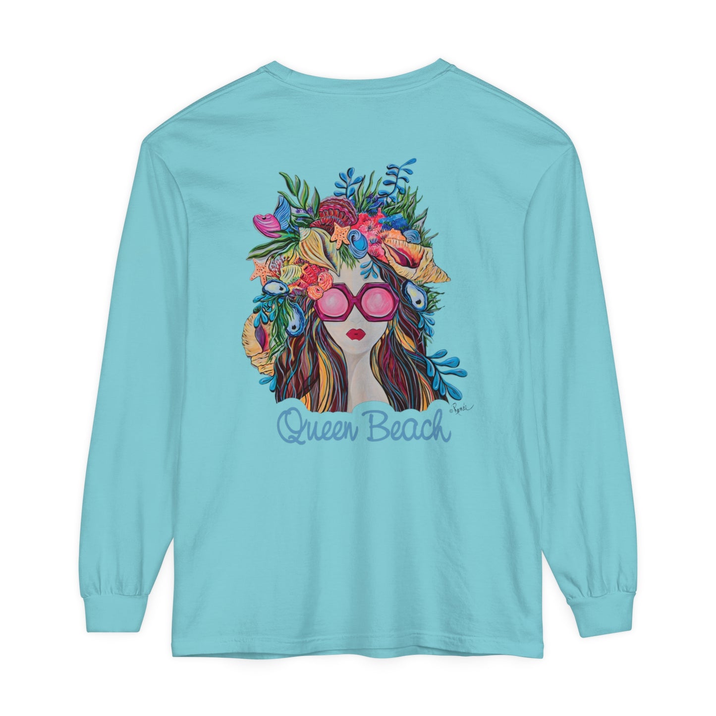 Queen Beach Long Sleeve T-Shirt