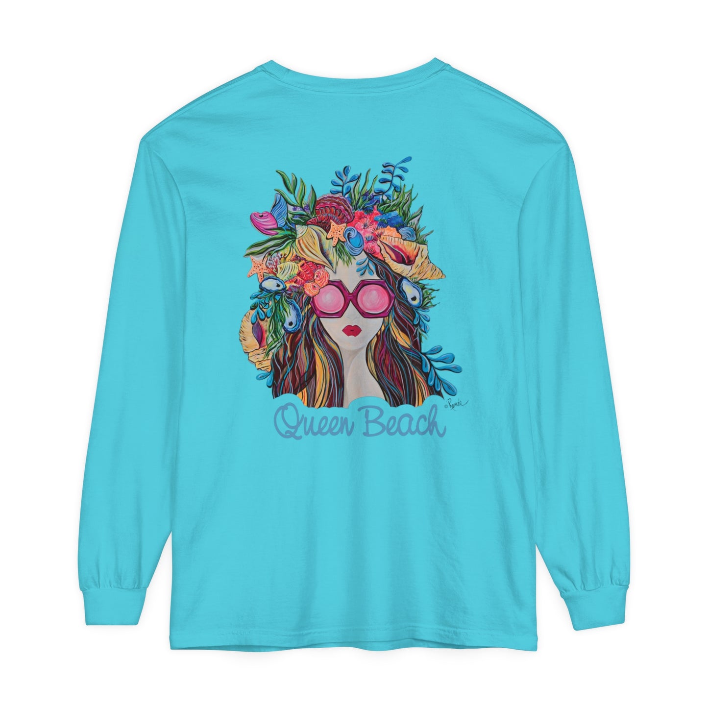 Queen Beach Long Sleeve T-Shirt