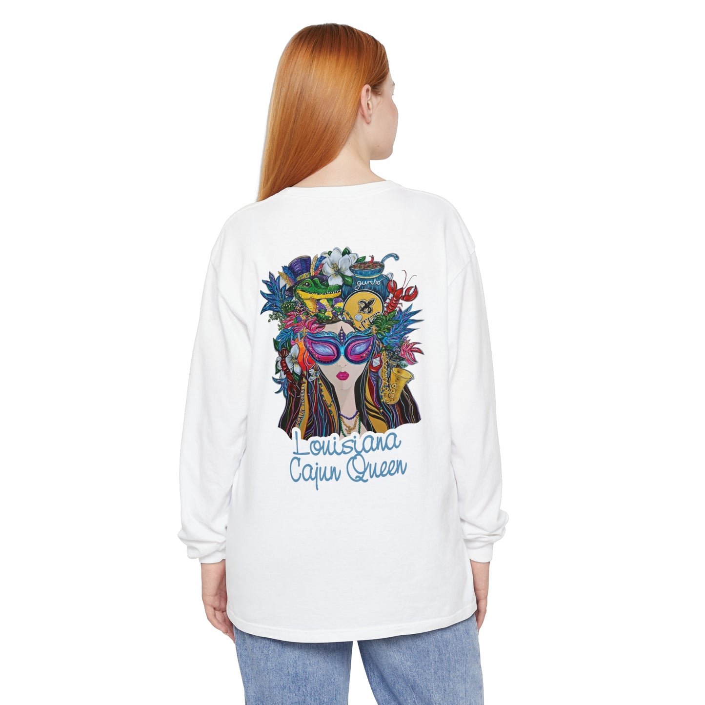 LA Cajun Queen Long Sleeve T-Shirt