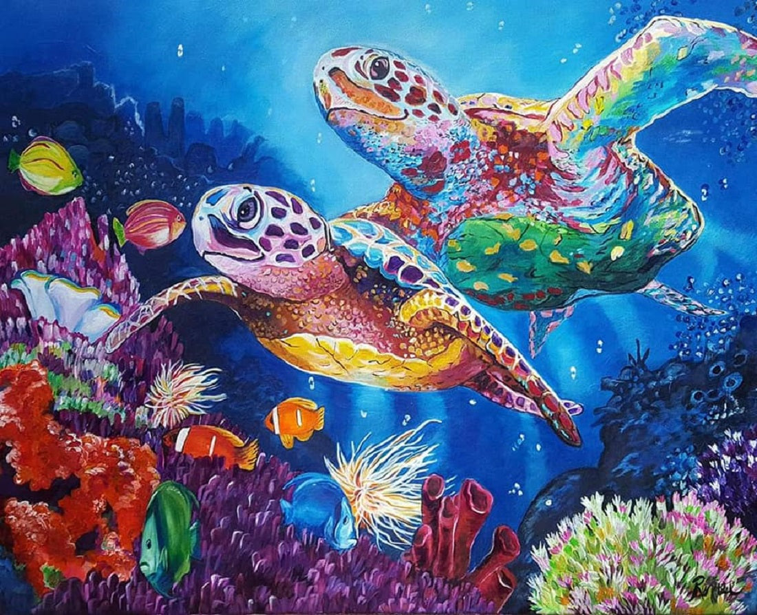 Renee Vandevere Collection 'Double Drift Turtles'