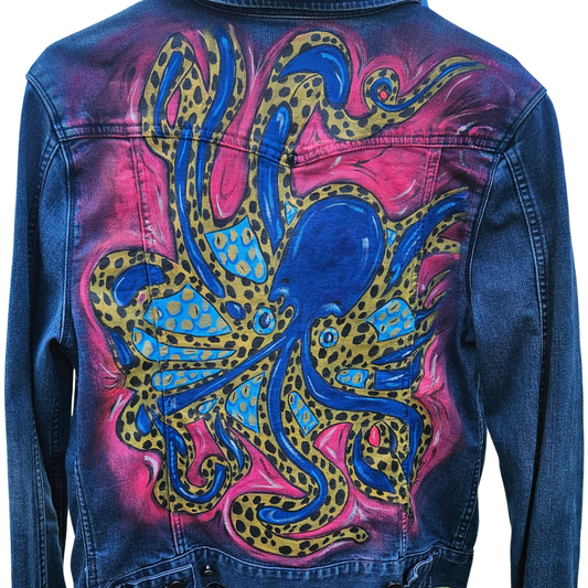 Hand-Painted Denim