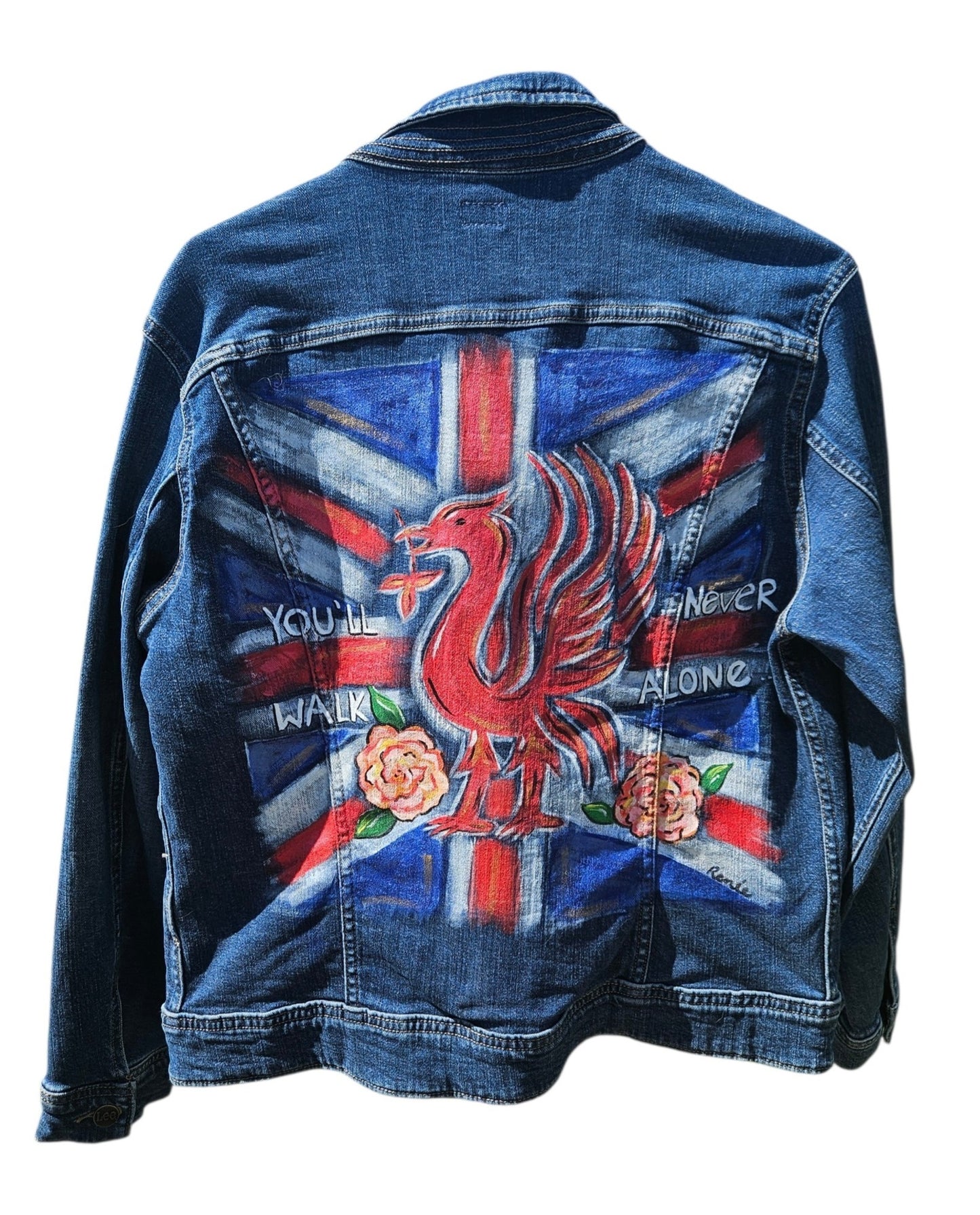 Hand-Painted Denim
