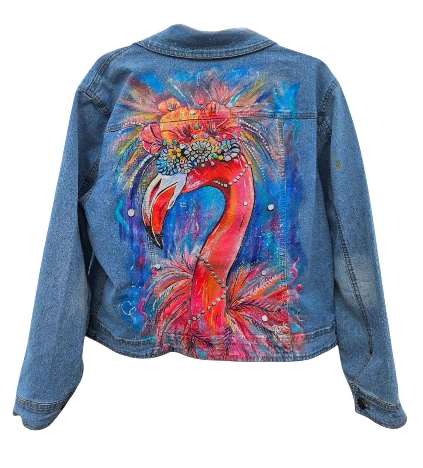 Hand-Painted Denim
