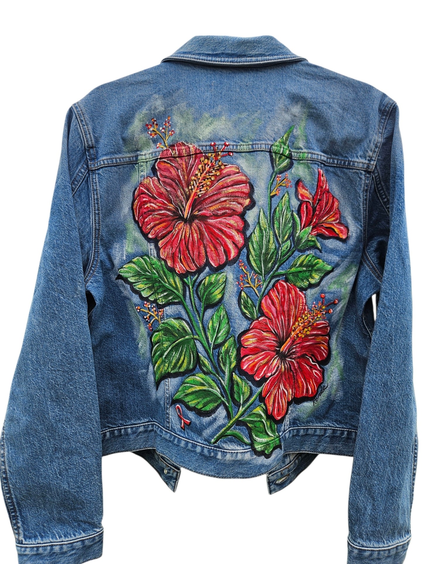 Hand-Painted Denim
