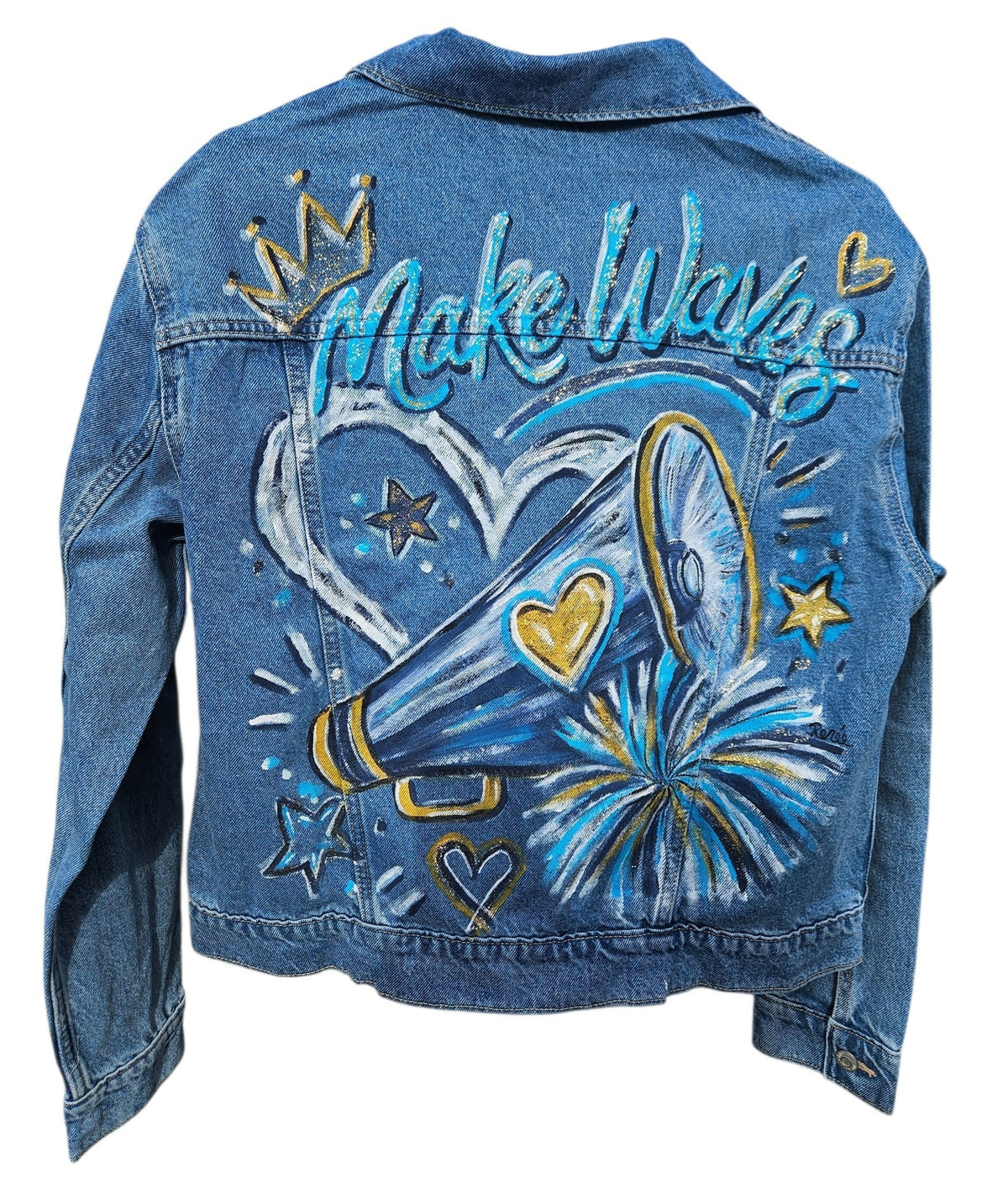 Hand-Painted Denim