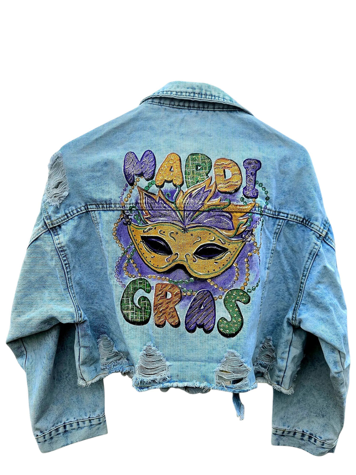 Hand-Painted Denim
