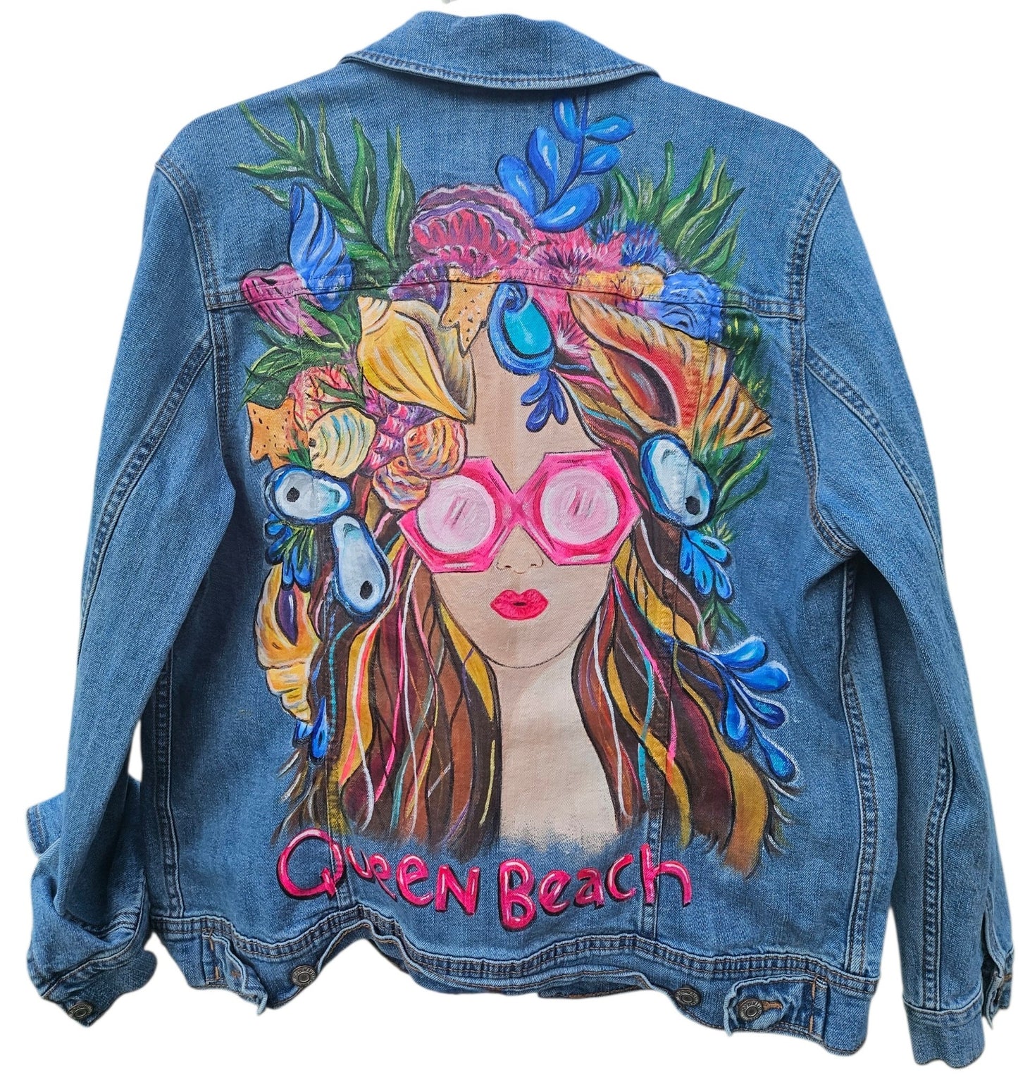 Hand-Painted Denim